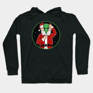 Christmas alien Hoodie